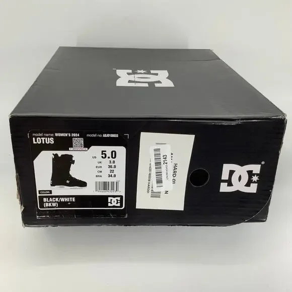 DC Size 5 Black/White Lotus Step On 2024 Snowboard Boots Insulated Boa Fit P20-2 - Picture 12 of 13